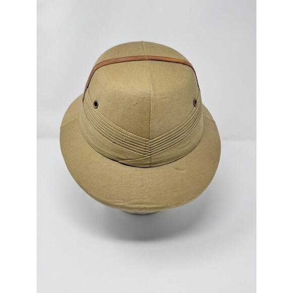 Safari Jungle Hat Helmet Made In India Size 6 7/8 Unisex Jumanji NWOT Costume - Picture 3 of 7
